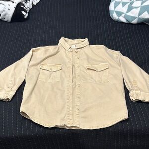 Tan Oversized Women's Jacket